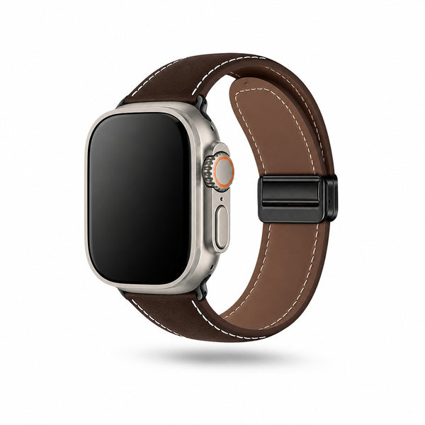 Magnetic Leather Band for Apple Watch
