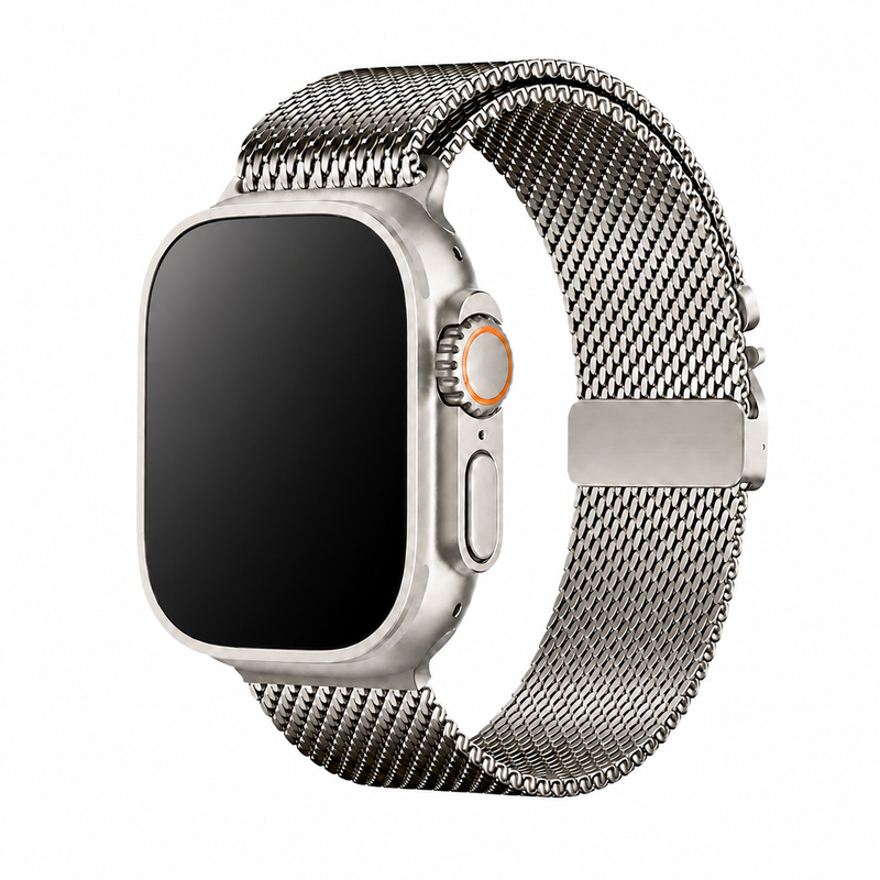 Titanium Milanese Loop Apple Watch Band