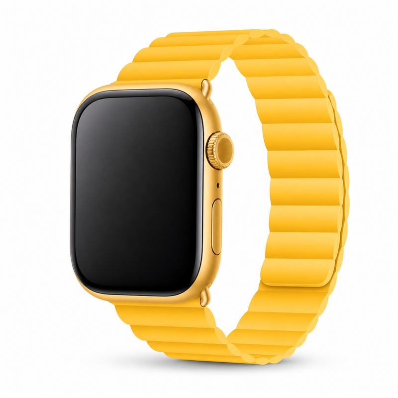 silicon magnetic apple watch band